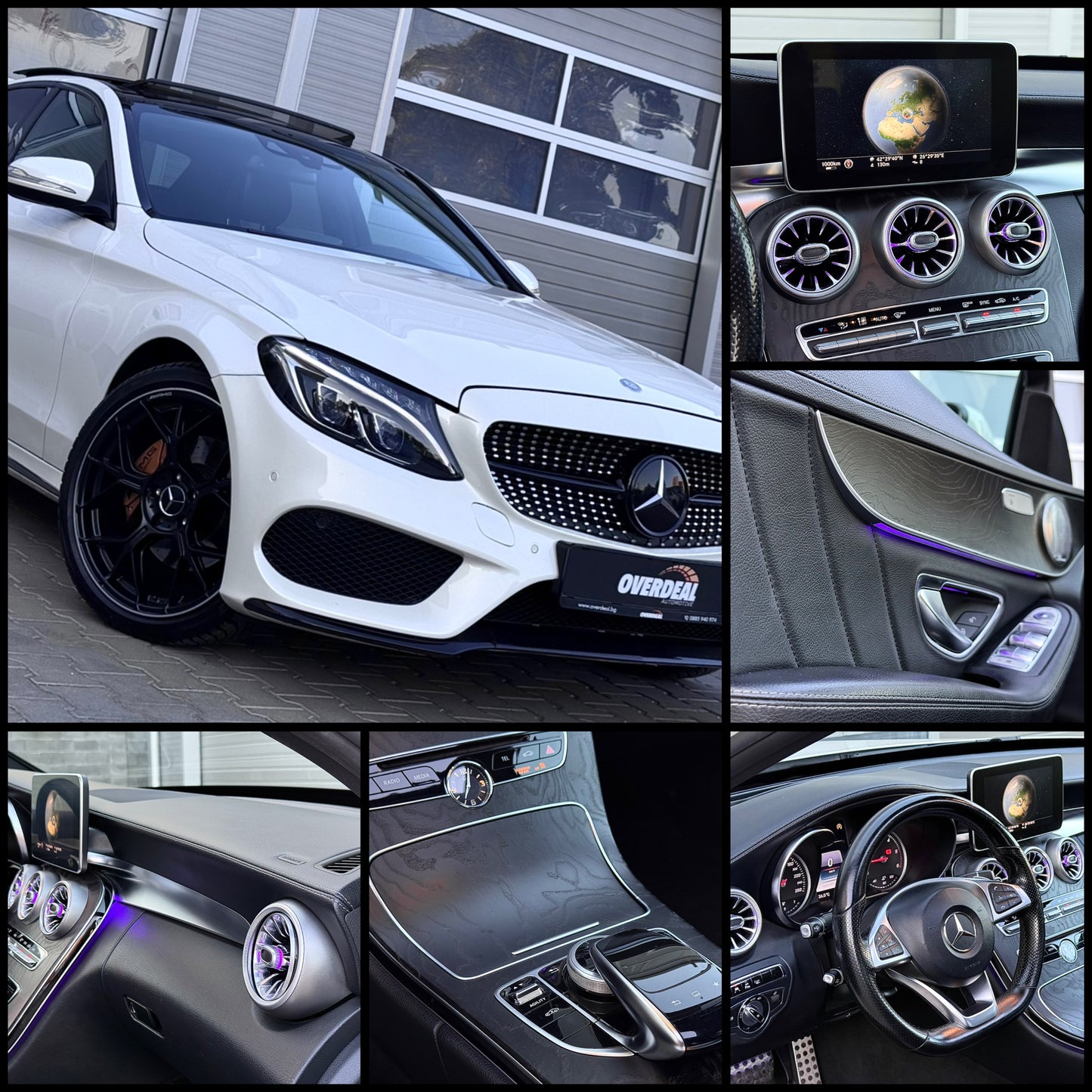 Mercedes-Benz C 220 AMGLINE* DISTR* HEADUP* PANO* FULL* ЛИЗИНГ