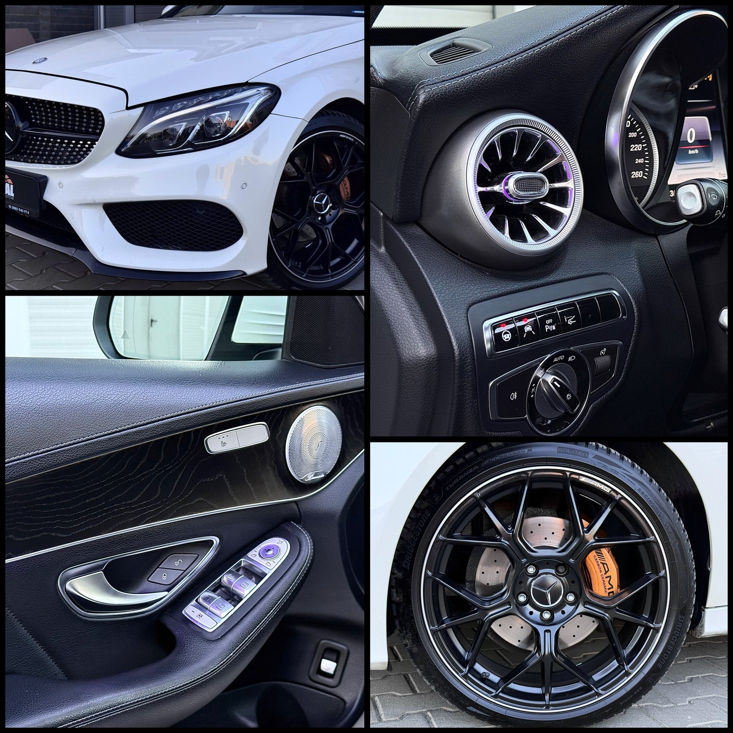 Mercedes-Benz C 220 AMGLINE* DISTR* HEADUP* PANO* FULL* ЛИЗИНГ